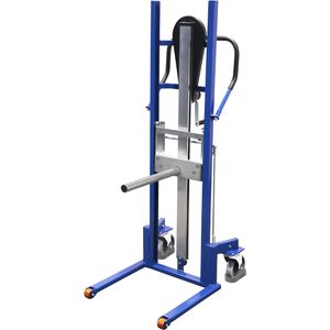 VARIOfit Materialheber sg-154.015, mit Lastdorn, Hub 1300mm, Vollgummi-Räder, Tragkraft 250kg