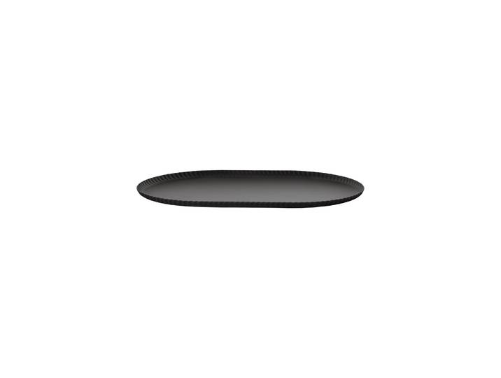 Alessi - Plateau Pleats - Noir - Acier - Designer Jin Kuramoto