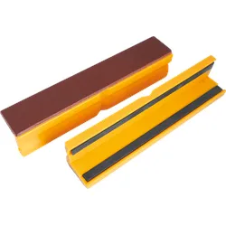 BERN 9 900 S5150 - Schonbacken für Schraubstöcke, Leder/Kunststoff, 150 mm, 1 Paar