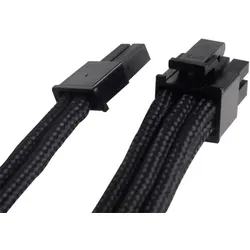 SILVERSTONE 8-Pin-PCIe auf 6+2-Pin-PCIe Verlängerung - 250mm sch