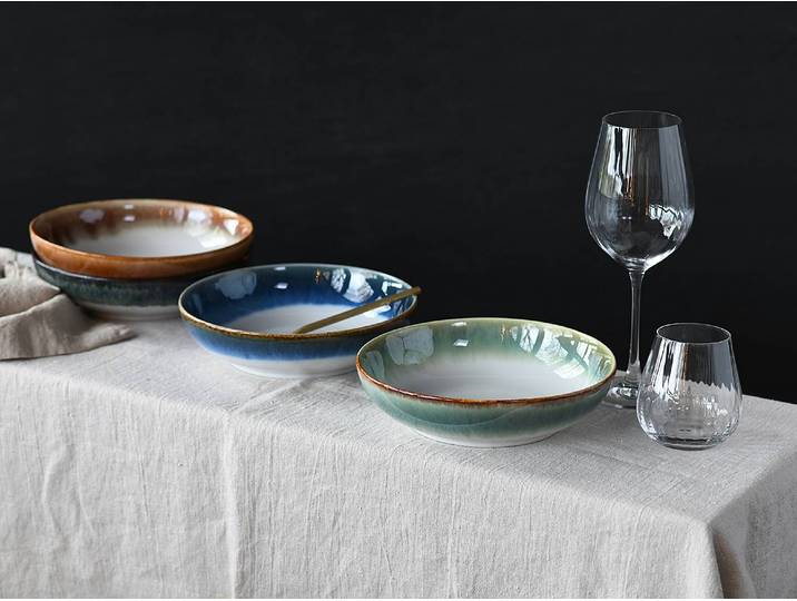 Poke Bowl Cascade 4er-Set 25 x 18 x 25cm Multicolor