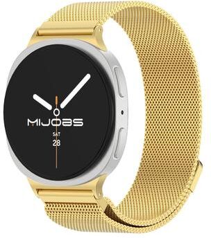 Everyday Crate MIJOBS Samsung Galaxy Watch8 Classic Milanese Magnetic Watch Band Stainless Steel Mesh Strap gold