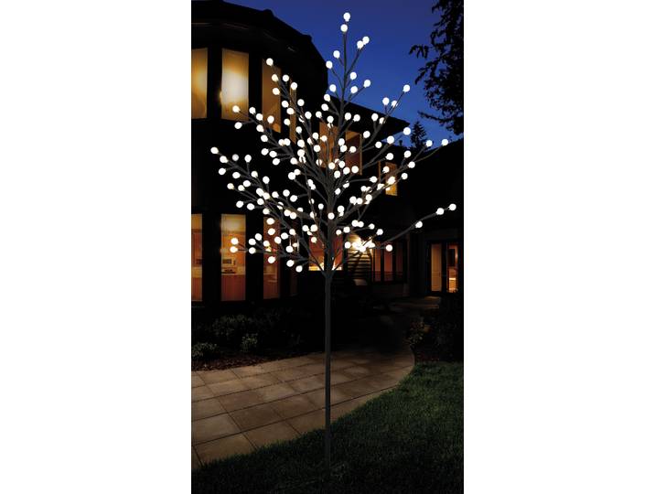 LED Baum BONETTI, schwarz, H:120cm, Leuchten, LED Baum, Weihnachtsdeko