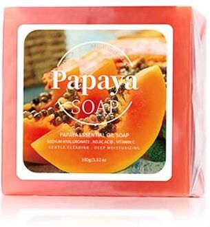 Uplift Essentials Turmeric Rose Natural Cleansing Soap With Essential Oils For Smooth And Bright Skin papaya