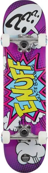 Skateboard Komplettboard Enuff POW (7.25" - Lila)