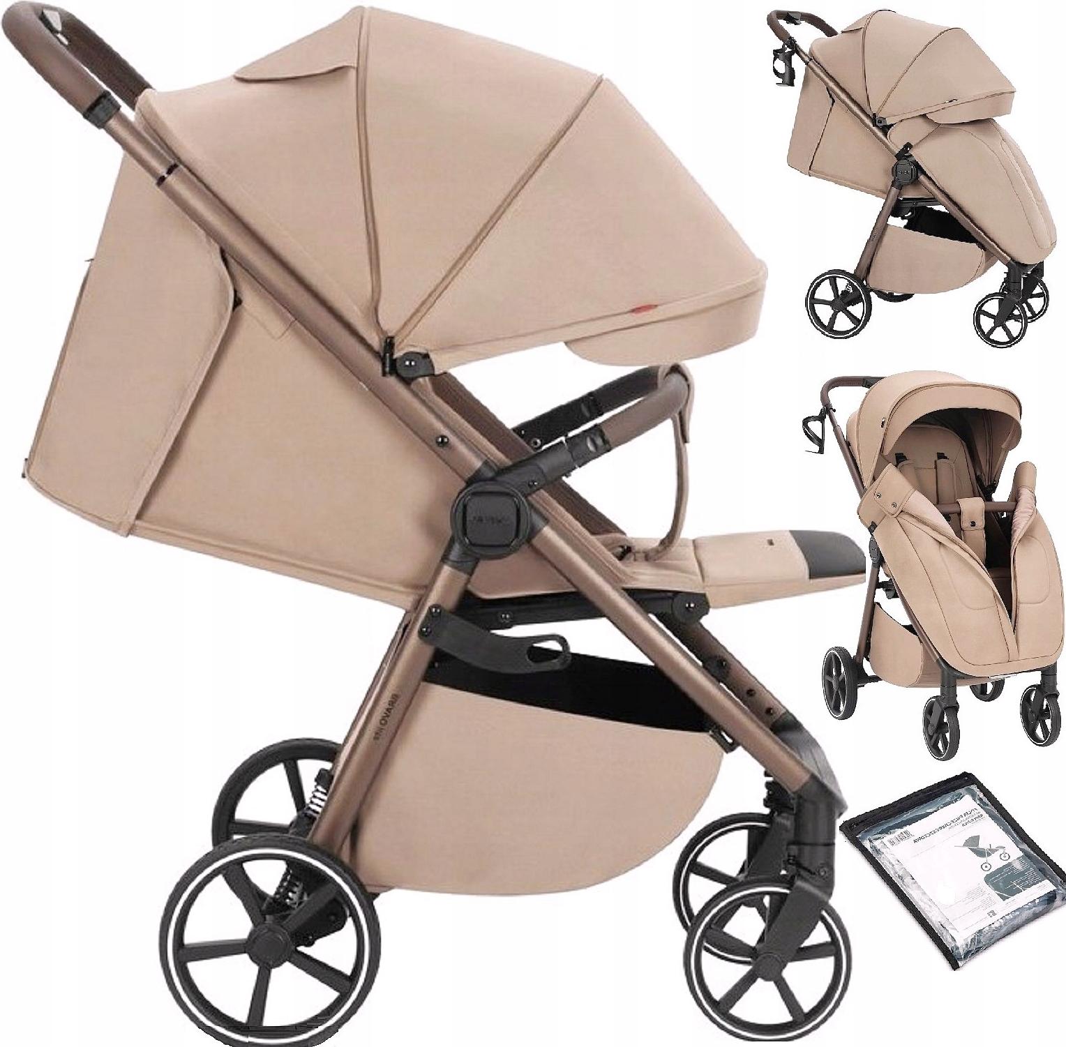 Sportkinderwagen Carrello Bravo M/Lite Ganzjährig Mit Led-Lampe Und Moskitonetz