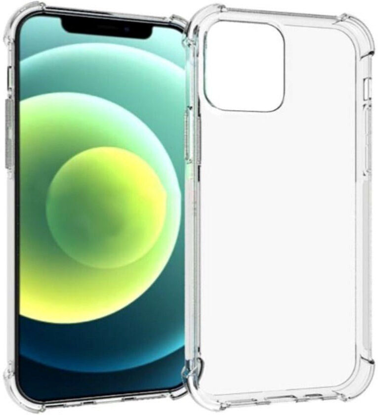 INCOVER iPhone 13 Pro Shock-Proof Fleksibel Plastik Bagside Cover - Gennemsigtig