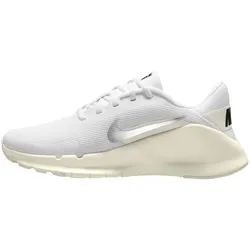 NIKE Flex Train Fitnessschuhe Damen 104 - white/metallic silver-sail-phantom 38.5