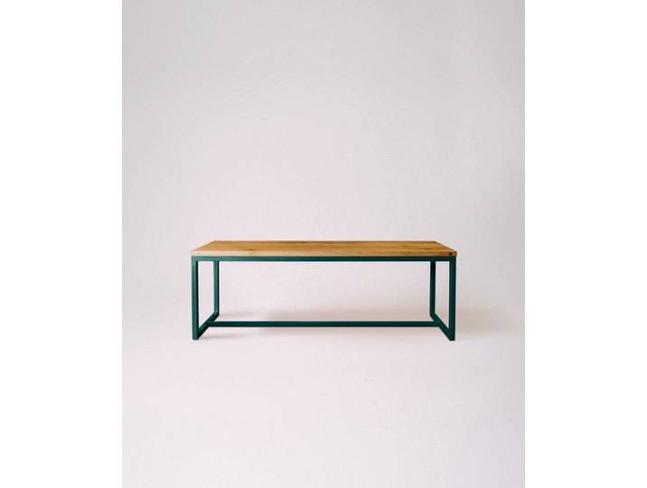 KAWENTSMANN Sitzbank Sitzbank Holz & Stahlgestell mit Mittelstrebe TALON
