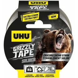 UHU Gewebebänder Grizzly Tape 49 mm x 10 m silber