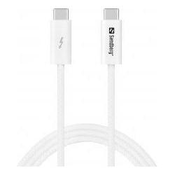 Sandberg USB-C>C USB4 240W+40Gbps, 1M (1 m, USB 4, 240 W) (136-56)