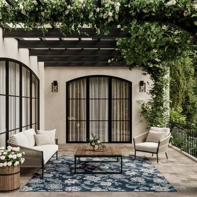 Nourison Garden Oasis Indoor/Outdoor Nature Area Rug