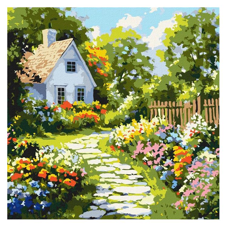 Ideyka Malen nach Zahlen - Blumen in der Nähe des Ferienhauses (KHO6383)
