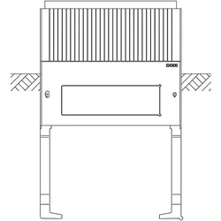 ABN Sockel Gr.0 2-feld Höhe 900mm SX005