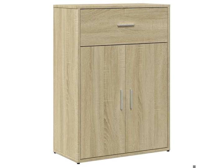 Saison Soldes  Buffet Chêne Sonoma - SARAZYJ - Meuble bas - avec stockage - 60x30x84 cm bois d'ingénierie MM4754