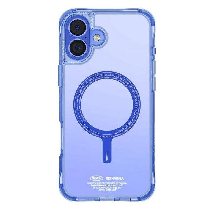 Skinarma case Saido iPhone 16 6.1" Magnetic Charging blue (Apple iPhone 16) (8886461245929)