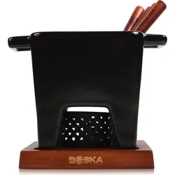 Tapas Fondue-Set groß schwarz