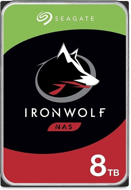 Disco Duro Seagate IronWolf NAS ST8000VN004 8TB/ 3.5'/ SATA III/ 256MB