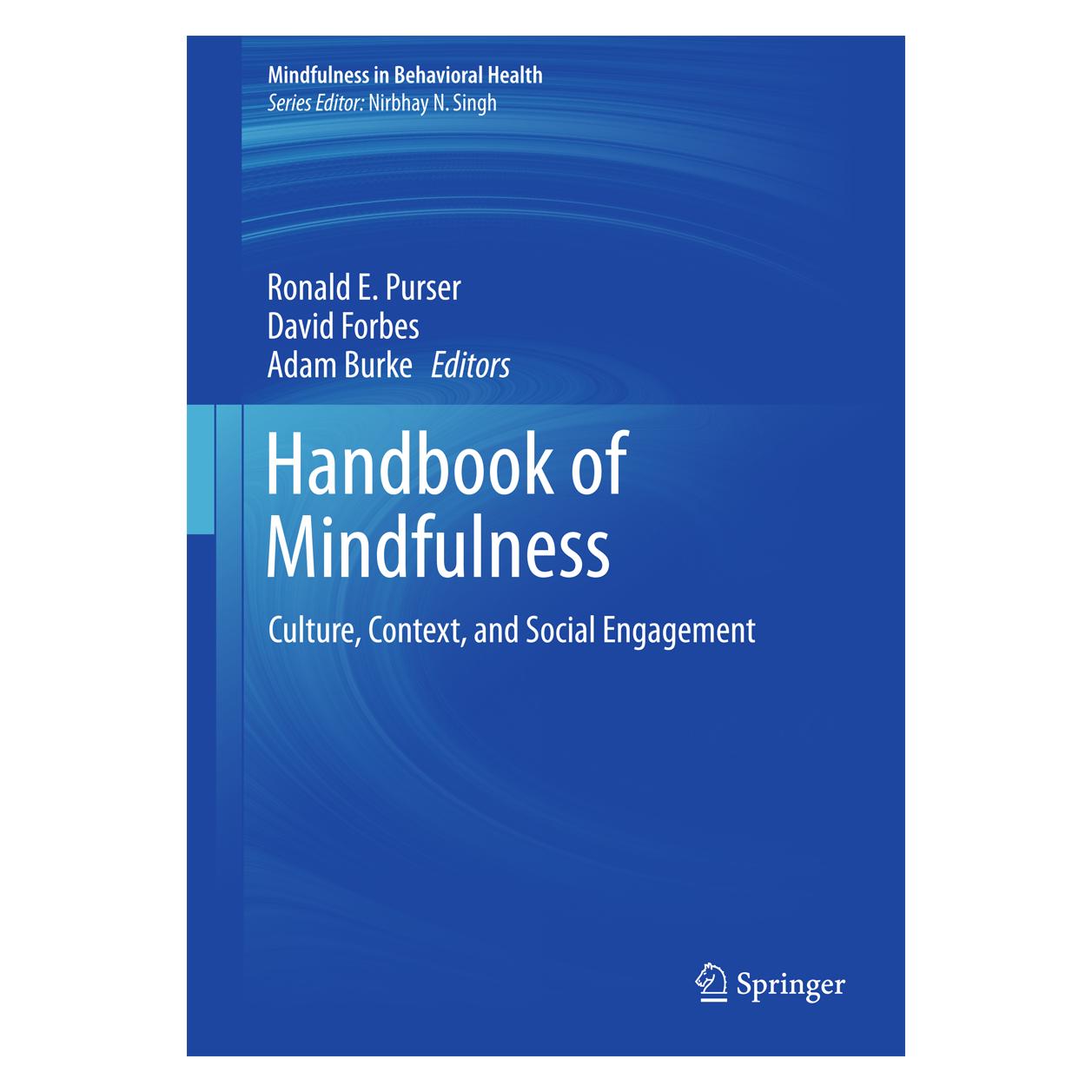 Springer Handbook of Mindfulness (Englisch, Softcover, Adam Burke, David Forbes, Ronald E. Purser) (55942517)