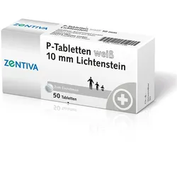 P Tabletten weiß 10 mm 50 St