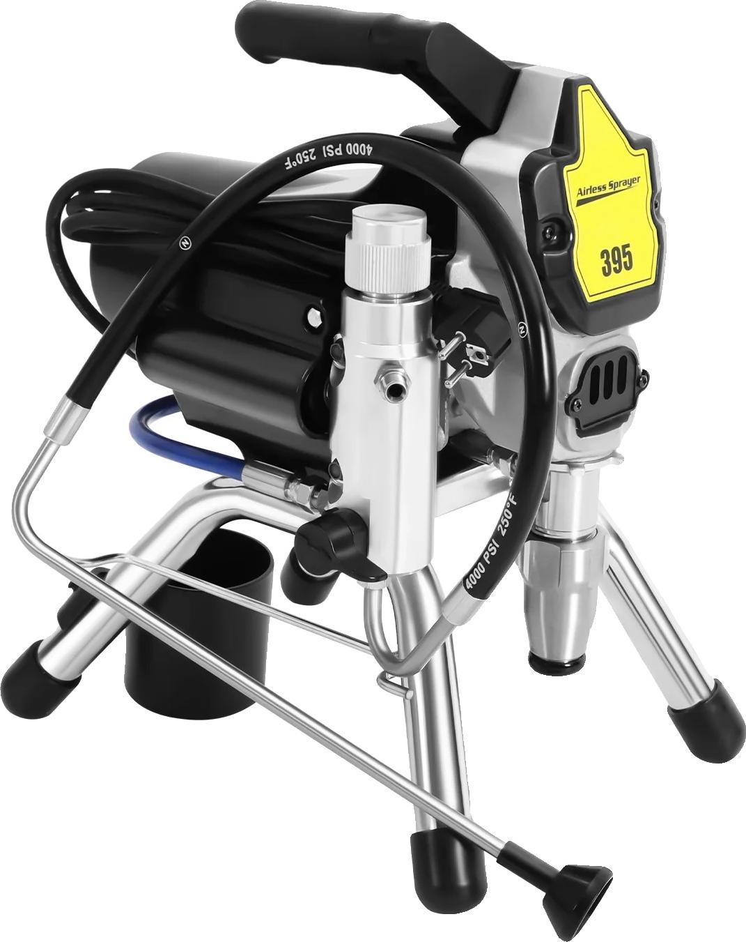 Luftlose Spritzmaschine, 1800W Leistung, 3300PSI Leistung, schwarz