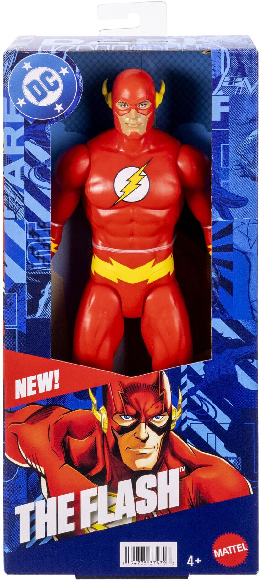 Mattel DC The Flash 12-Inch Action Figure - Red-and-Yellow - 12 in