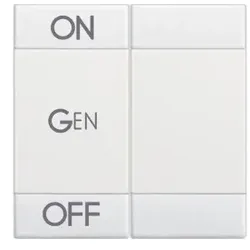 Legrand N4911M2AFN Wippe ”ON-GEN-OFF” 2m WEISS