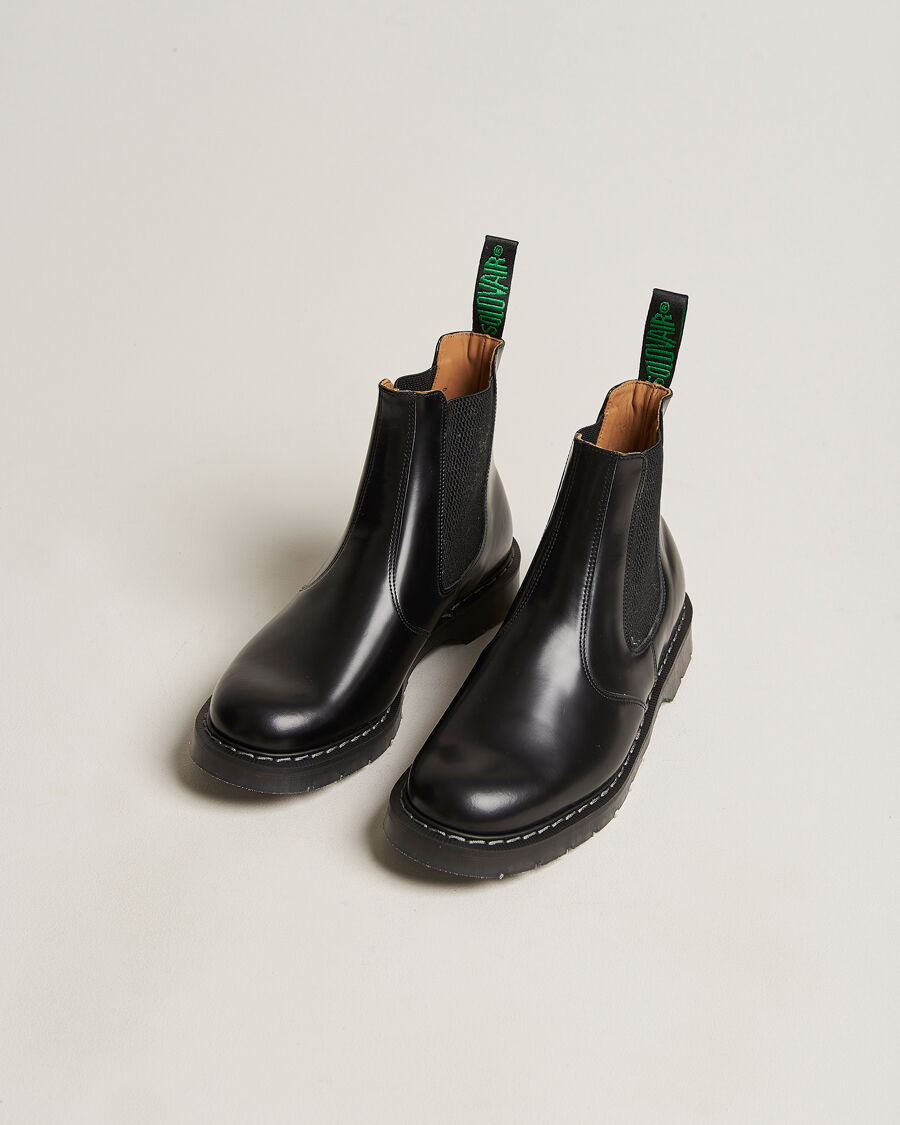Solovair Dealer Boot Black Shine men EU39,5 Sort