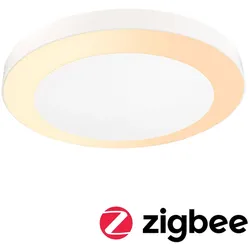 Paulmann LED Deckenleuchte Smart Home Zigbee 3.0 Circula Dämmerungssensor  insektenfreundlich rund 320mm Tunable Warm 14W 880lm Weiß 94527