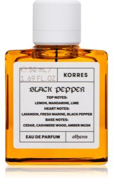 Korres Black Pepper Eau de Parfum para homens 50 ml. Black Pepper