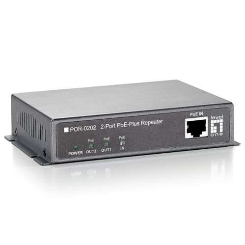 LevelOne POR-0202 2-Port PoE-Repeater