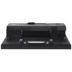 Dell E-Port Replicator Advanced (Docking Port, 2 Ports), Dockingstation + USB Hub, Schwarz