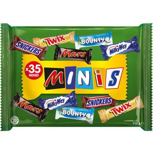 Mars Schokoriegel Mixed Minis, 710 g, verschiedene Sorten, 35 Riegel