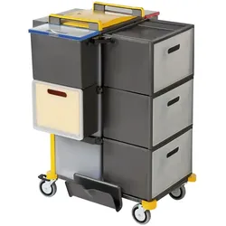 Wesinfektionswagen Vermop Shopster Pre Wash I modularer Putzwagen mit besonders viel Stauraum