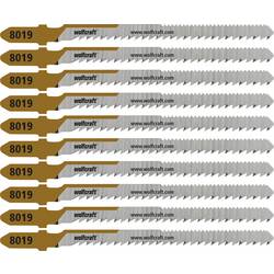 Wolfcraft 8019100 10 Stichsägeblätter Holz Kurve 2Side 10 St.