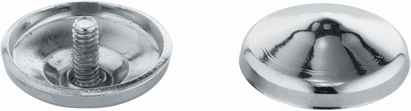 Kludi set de vis 761560500 Feinbau-Set, chrome, pour plaque de montage
