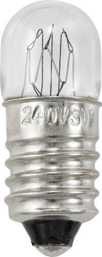 TRU COMPONENTS TC-12842716 Miniatur Glühlampe 240V 3W E10 Warmweiß