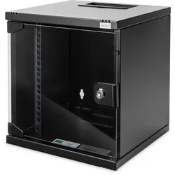 Digitus 254 mm (10") 6HE Wandgehäuse 330x312x300mm, Schwarz