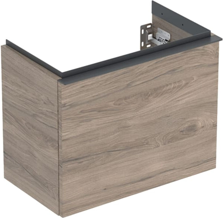 Geberit Handwaschbeckenunterschrank iCon 52x41,5x30,7cm, 1 La., nuss/Griff la. ma (502302JR1)