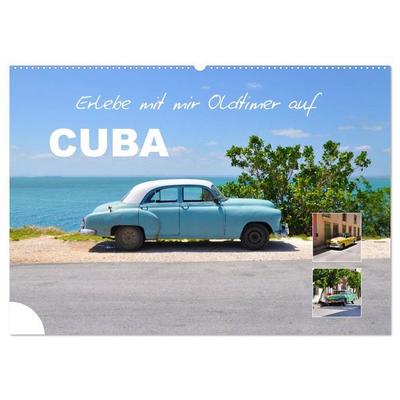 Erlebe mit mir Oldtimer auf Cuba (Wandkalender 2027 DIN A2 quer), CALVENDO Monatskalender