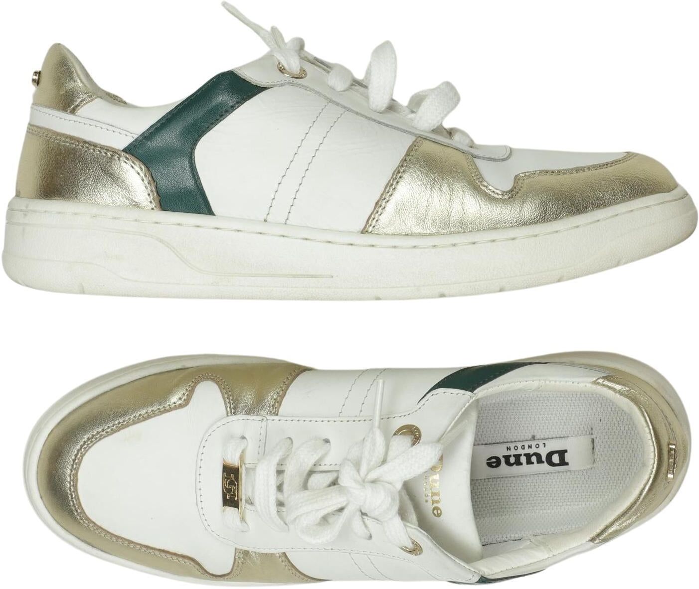 Dune London Damen Sneaker, Mehrfarbig, Gr. EU 39.5, Leder - Second Hand