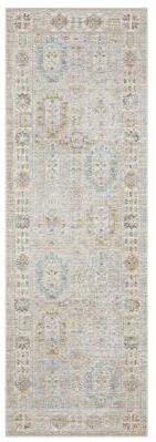 ROW Cavett Textural Distressed Traditional Beige/ Blue Area Rug