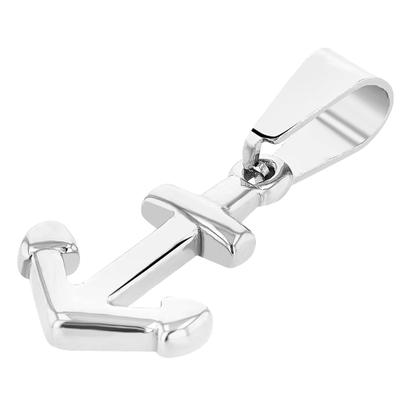 Kettenanhänger ADELIA´S "Anhänger aus Edelstahl", silber, Schmuckanhänger, Damen, Edelstahl, Kettenanhänger, Ein Geschenk, das Freude macht