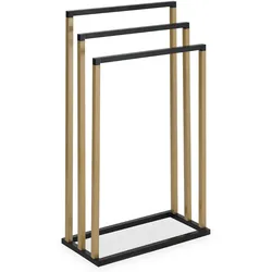 HANDTUCHHALTERUNG KUNO schwarz/gold