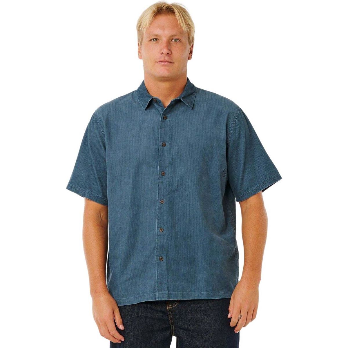 RipCurl Premium Surf Short Sleeve Shirt pine night (2213) L 06NMSH-2213-L