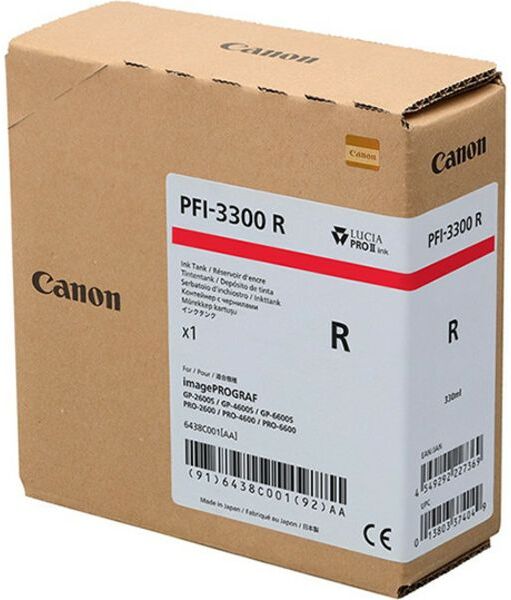 Canon PFI-3300R - Rot - Druckerpatrone