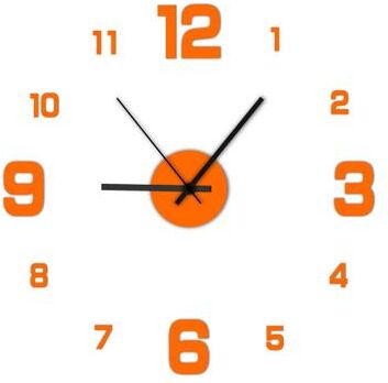 Daily Discovery Modern DIY Wall Clock Frameless Silent Wall Clock Large Decorative Mirror Wall Clock For Home Office gold