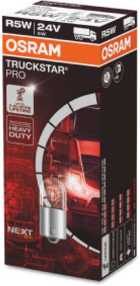 Ams-Osram Glühlampe OSRAM R5W Truckstar Pro NextGen 24V, 5W, 10 Stück