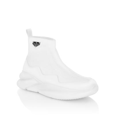 Sneaker PHILIPP PLEIN "Skywalker", Herren, Gr. 35, Normalschaft, weiß (01, weiß), Schuhe Sneaker