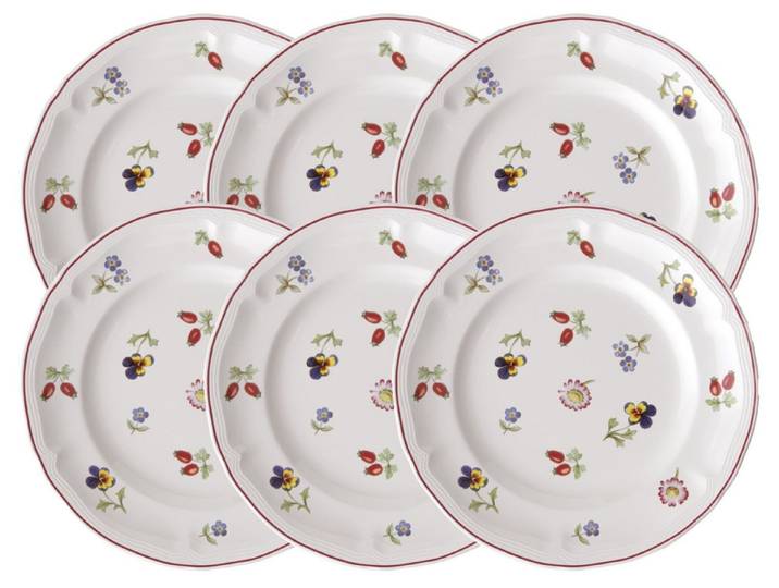 Villeroy & Boch Brotteller Petite Fleur Brotteller 17cm Set6
